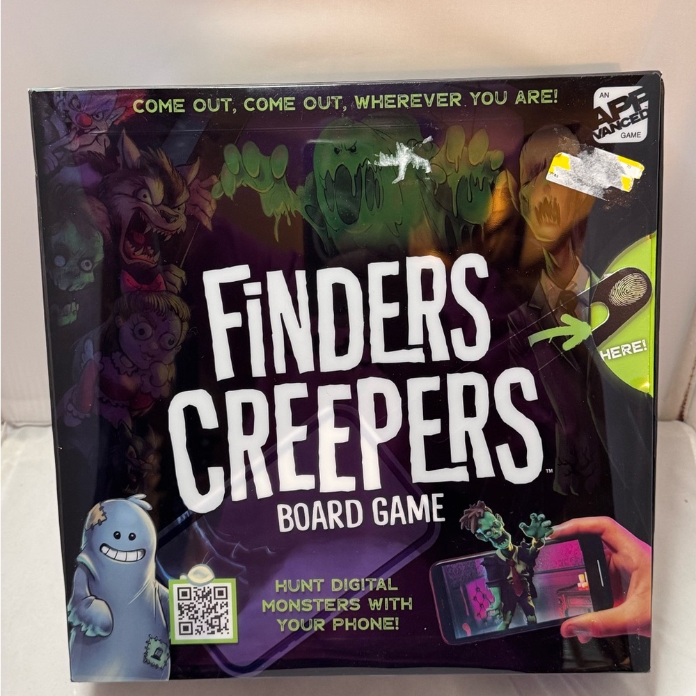 New In Box Finders Creepers Board Game